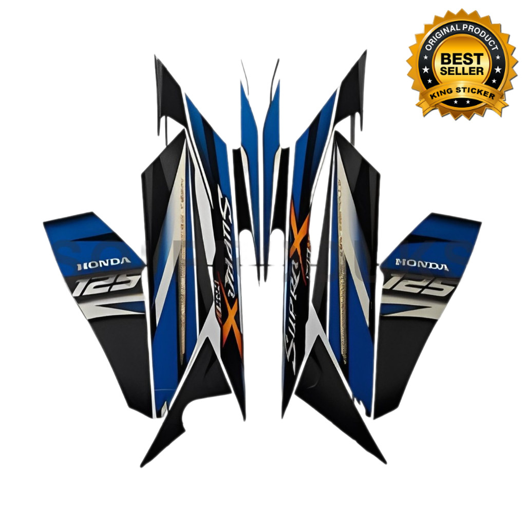 STIKER STRIPING STANDART SUPRA X 125 D 2011- LIS STIKER STANDAR SUPRA X 125 2011 Termurah&Terlaris