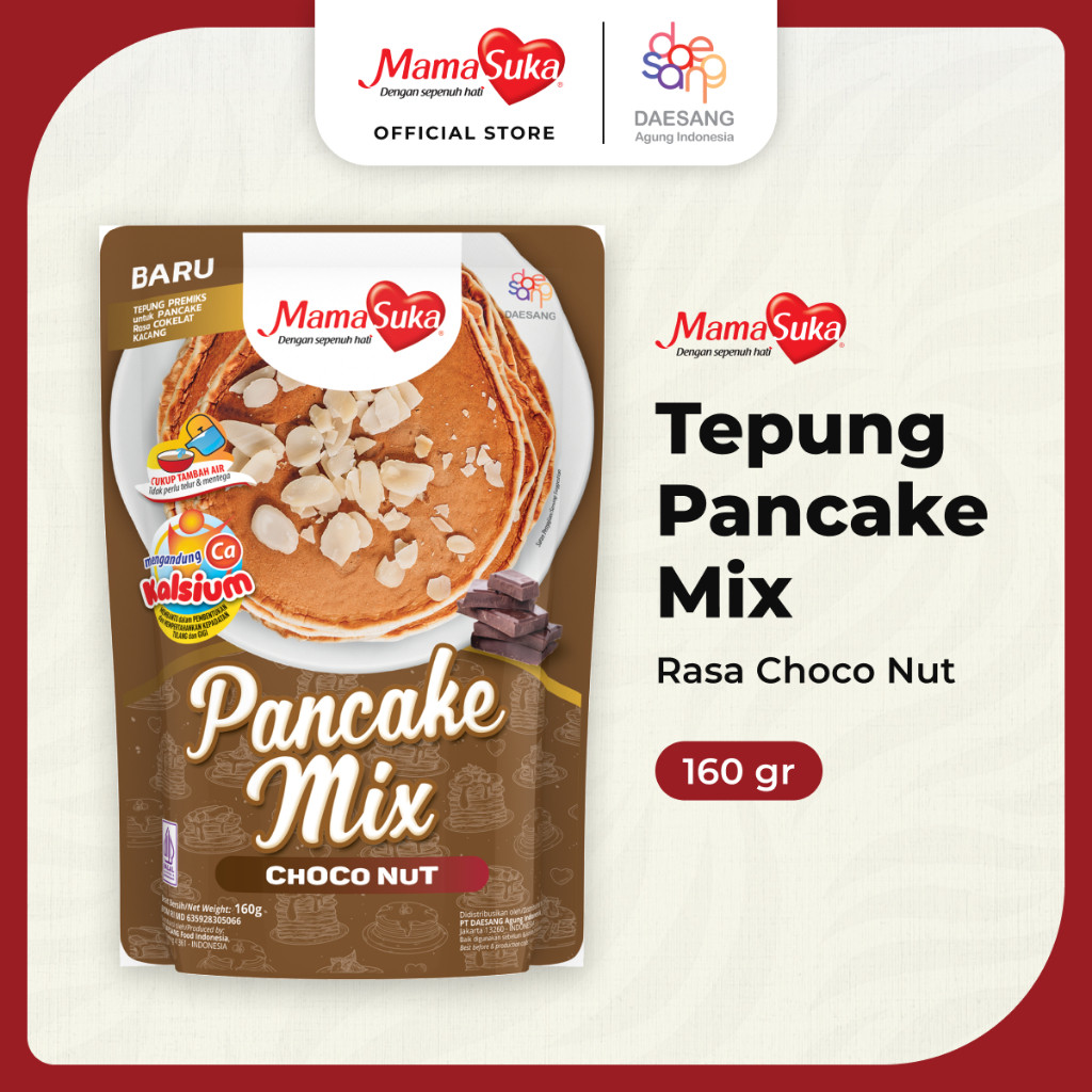 MamaSuka - Tepung Pancake Mix Choconut 160 gr
