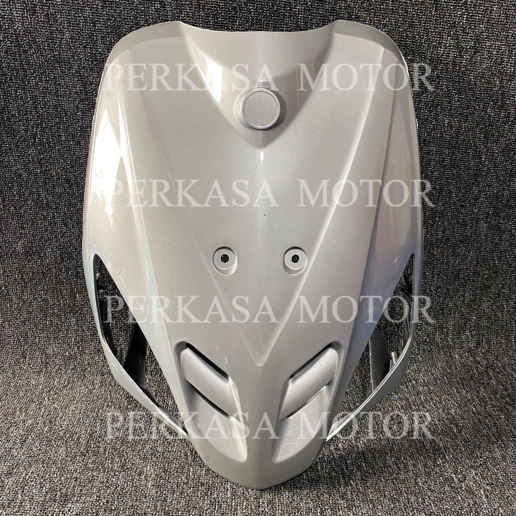 Panel Tameng Depan Mio Sporty Warna Silver – Tameng Dada Mio Sporty Silver Glossy