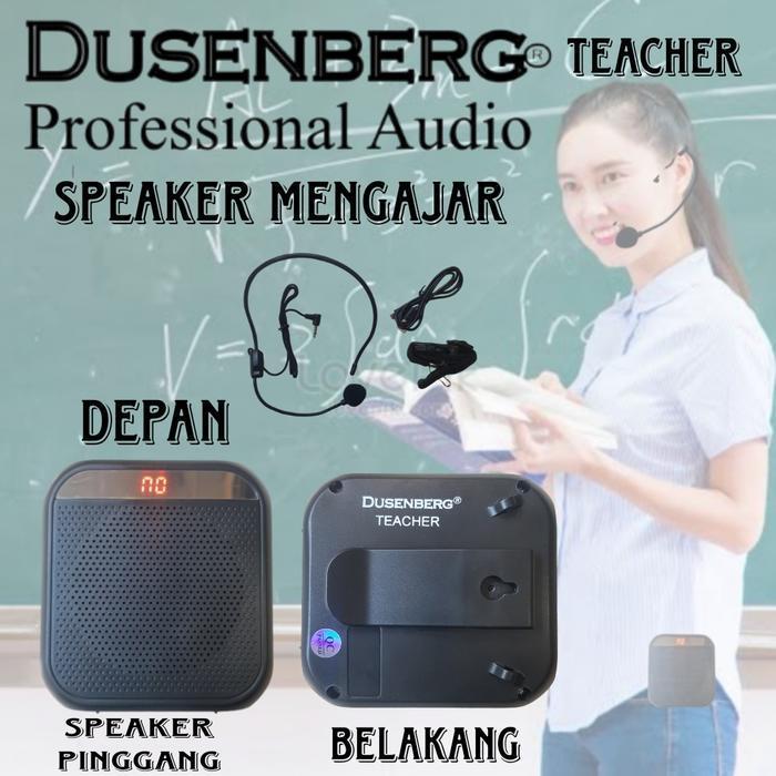Speaker Mic Bando Dusenberg Teacher, Tour Guide, Penguat Suara Speaker