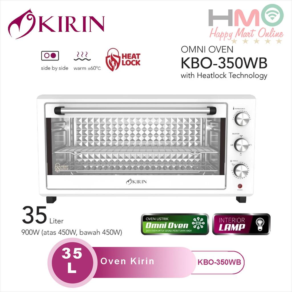 Kirin Oven 35 Liter KBO-350 Low Watt Pemanggang Omni Oven Wide Body Lebar Toaster 35L Kirin KBO 350 