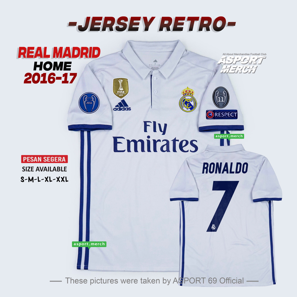 RETRO MADRID HOME 2016 2017