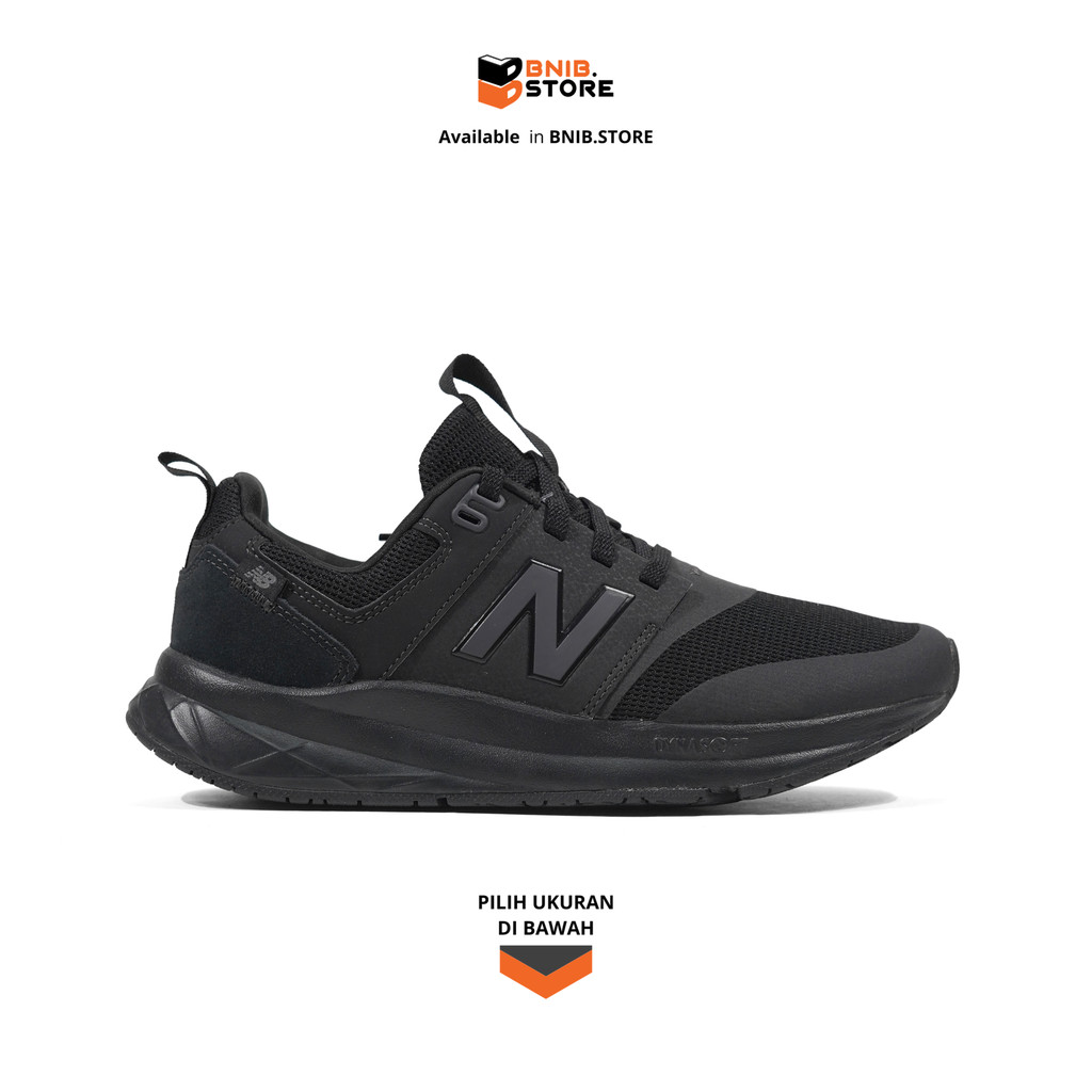 Sepatu Sneakers Pria NB DynaSoft 900 V2 Full Black Original