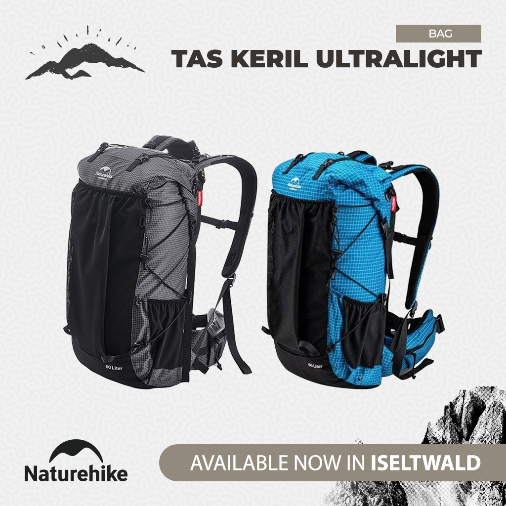 Naturehike Carrier 45L NH20BB113 Tas Gunung Ultralight Hiking Backpack