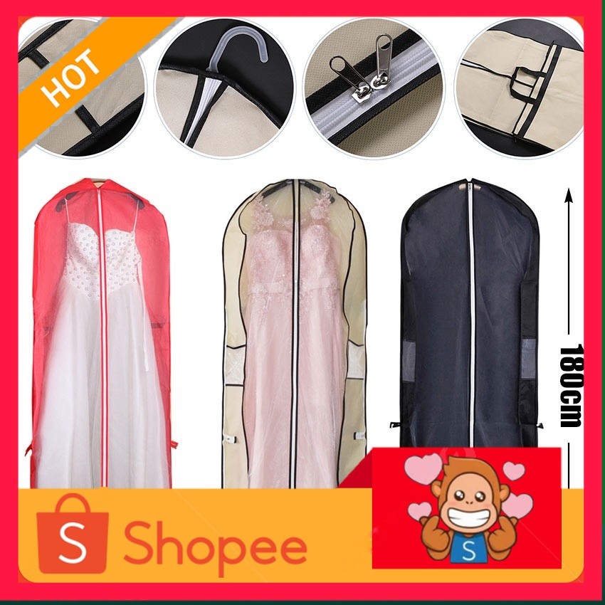 Cover Gaun Pengantin Bridal / Cover Gantungan Gaun Baju / Tas Pembungkus Dress Pengantin / Pelindung