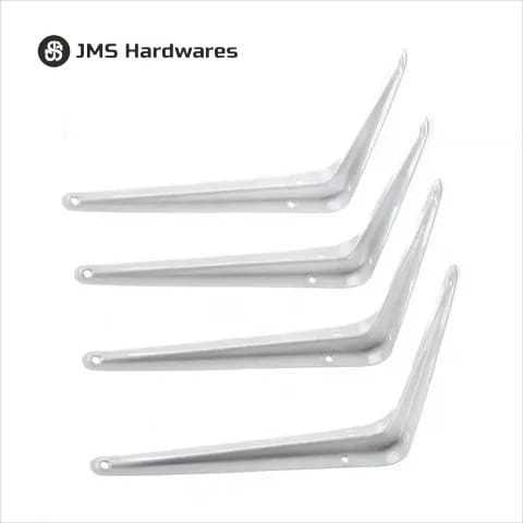 (MURAH2) Siku Rak Putih / Siku Rak L / Siku Penyangga Rak / Siku Rak Dinding / Siku Besi