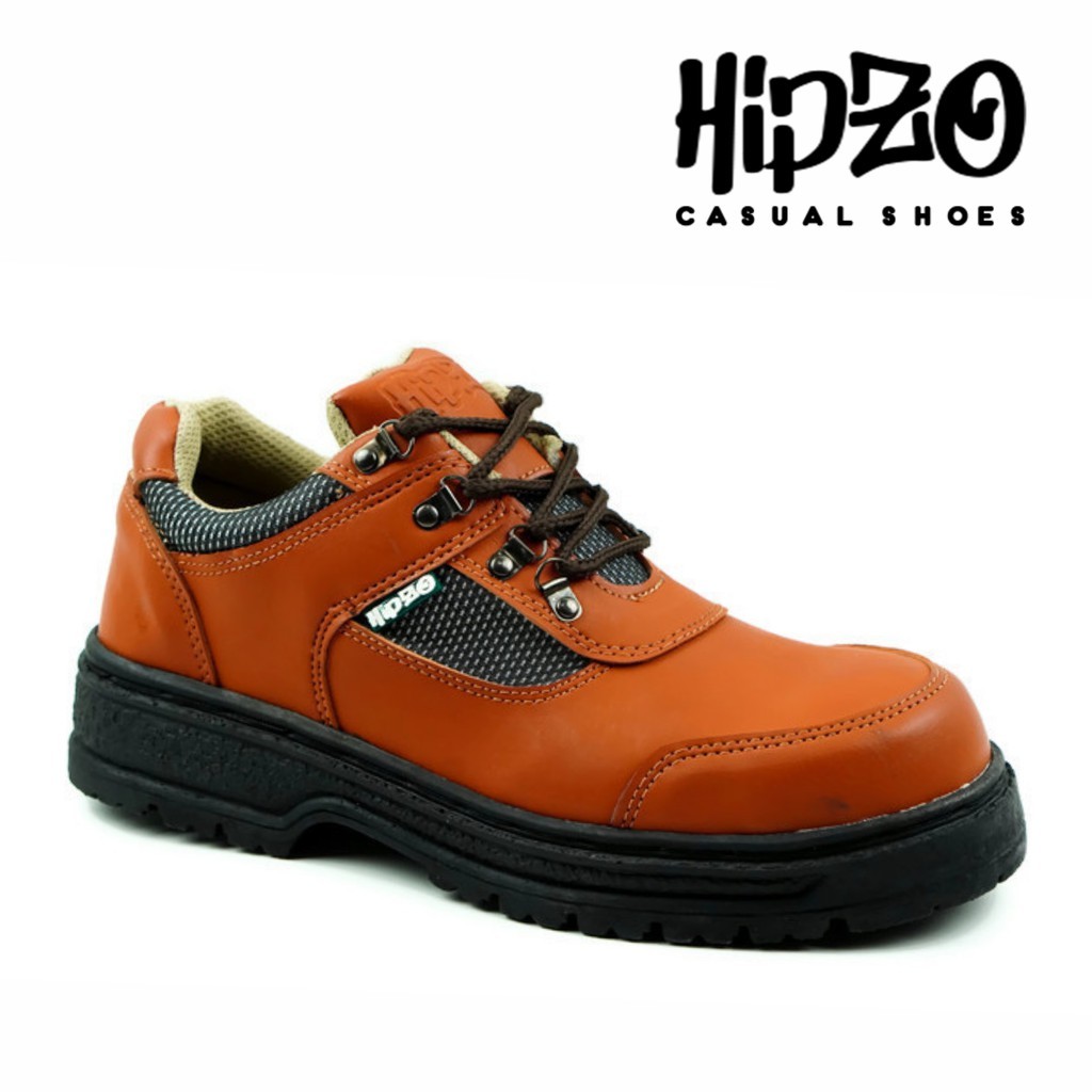 2E Sepatu kerja original Sepatu SAFETY Boots Hipzo M054 Septatu  kerja Sepatu proyek besi terbaru