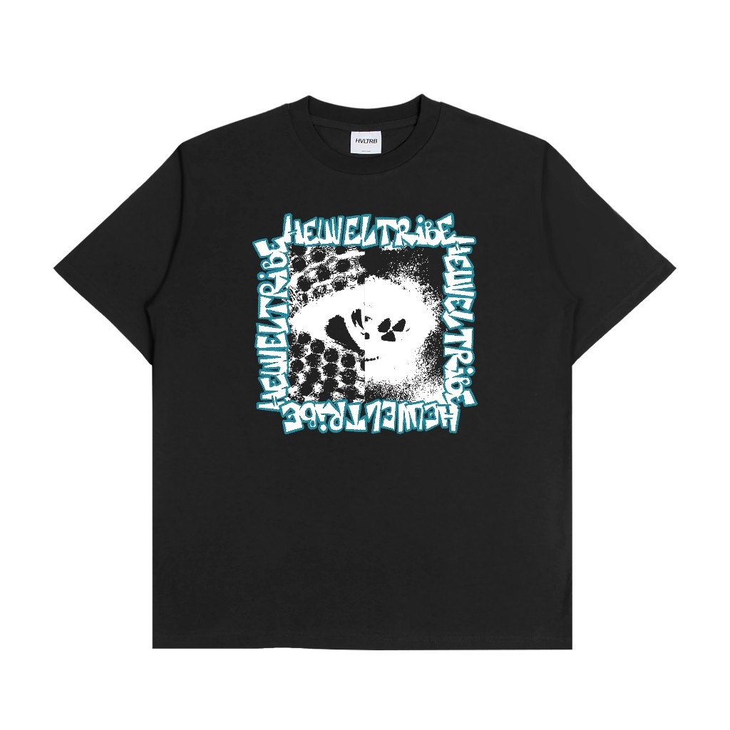 Heuvel Tribe T-Shirt Nomad Black Kaos Pria Kaos Distro Cowok TSH 2502.1349