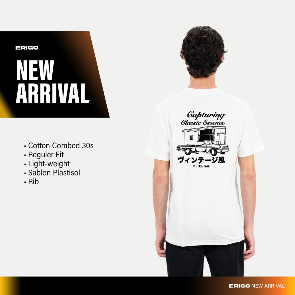 Erigo T-Shirt Ghalb White - Kaos Unisex