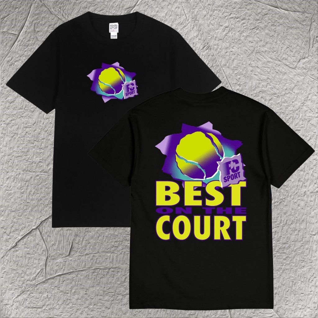 COD  Public Culture - Court Tee - Black Fashion T-Shirt