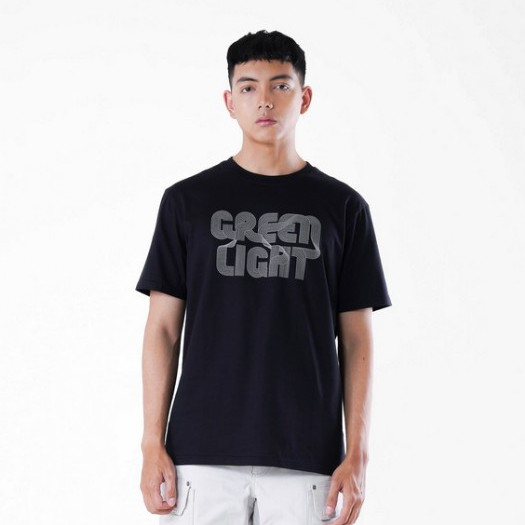 ORI Greenlight Kaos Pria Lengan Pendek Katun T-Shirt Short Sleeve Rare Cotton Tangled Line C261123