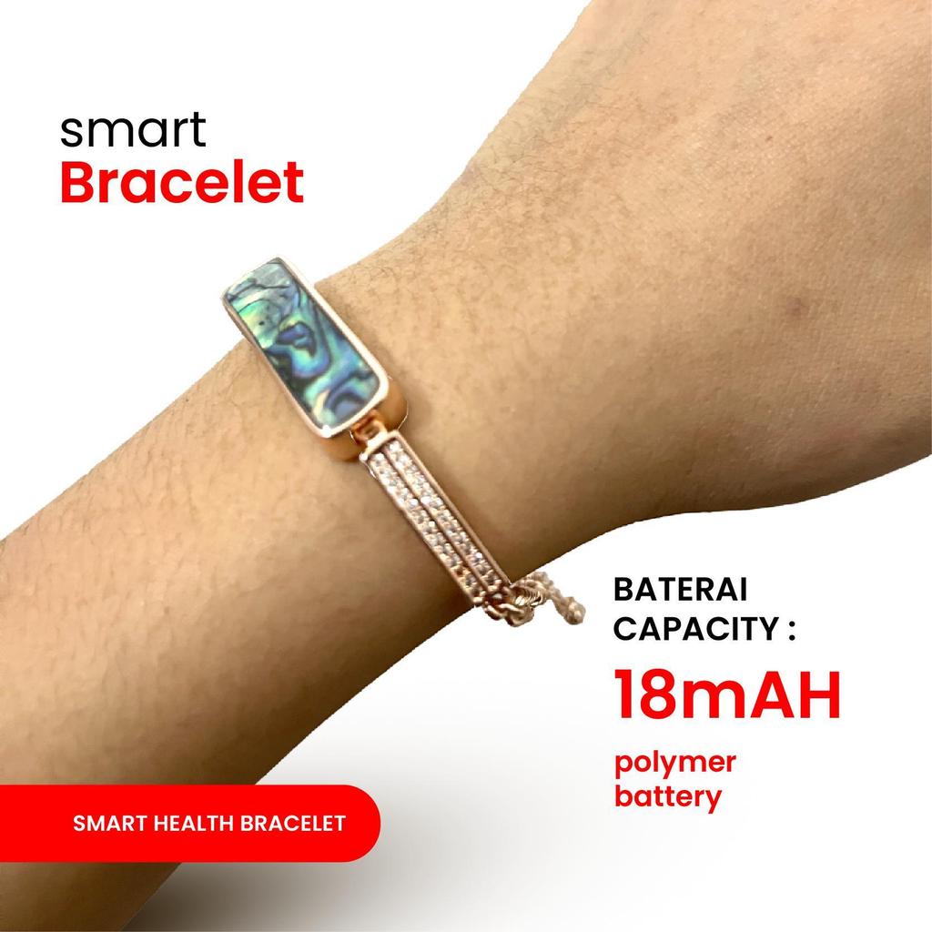 Smart Health Bracelet – Pemantau Detak Jantung, Kalori, dan Aktivitas Harian