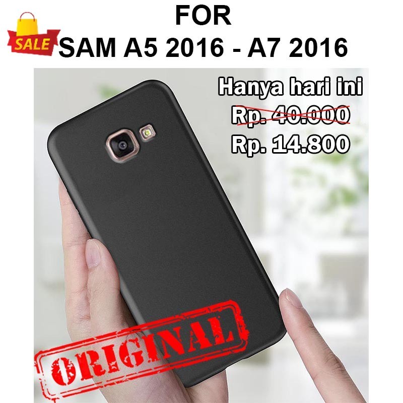 TPU case Samsung A5 A7 2016 A510 A710 softcase casing hp cover silikon matte COD-Cek dulu