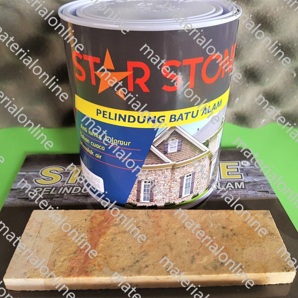 PROPAN STAR STONE STARSTONE Cat Vernis Coating Batu Alam 1 Kg 1Kg