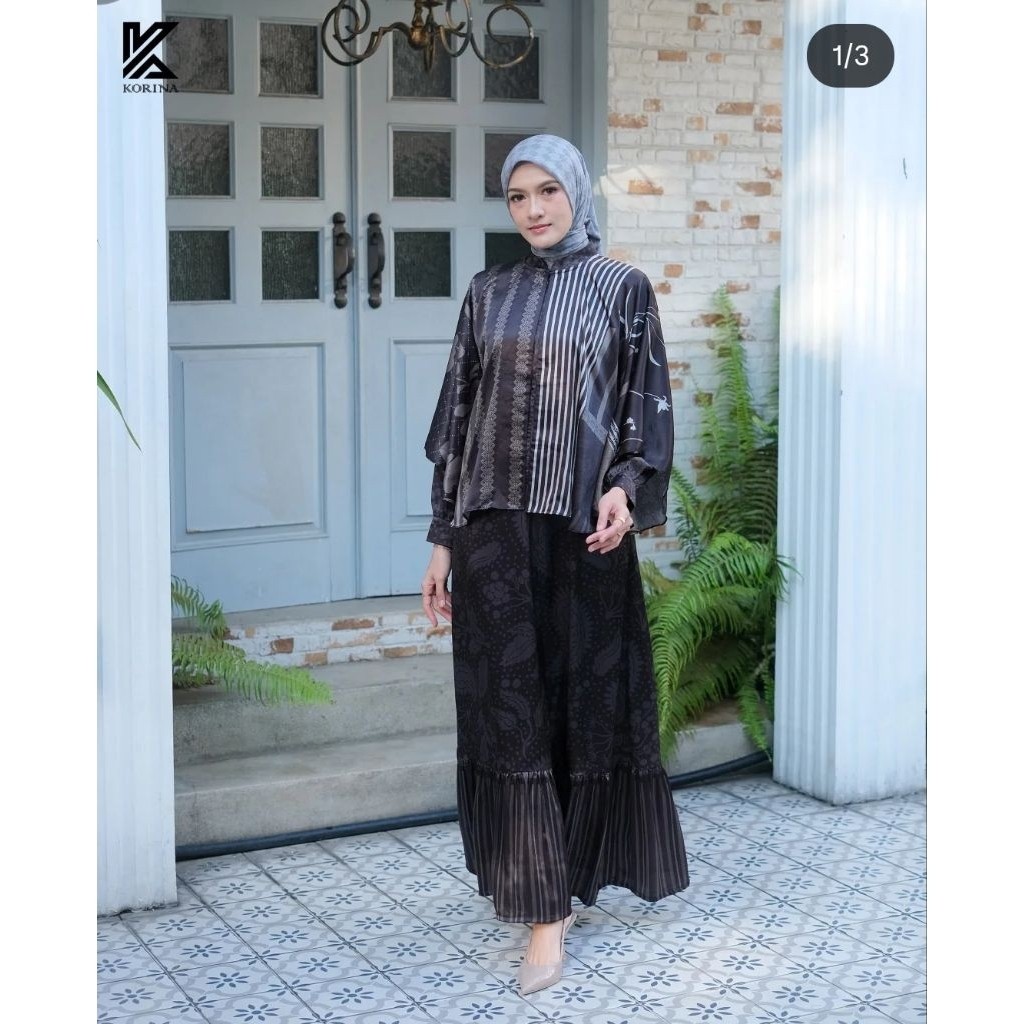 Korina Original. Dress Korina Ariana Series. Gamis Korina