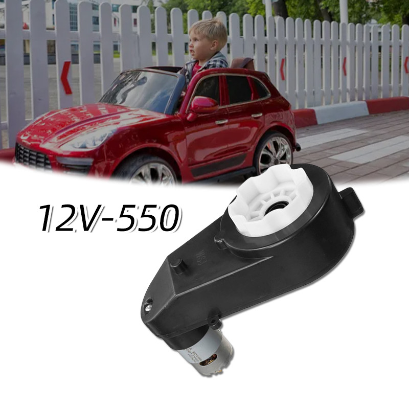 12 V 15000RPM Gearbox Mainan Mobil / 550 Dinamo Aki Motor / Gearbox Setir Mobil Aki