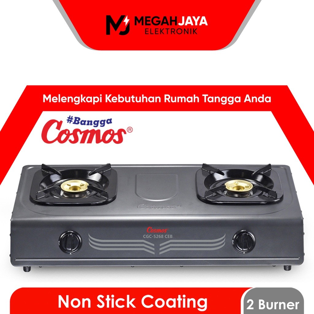 PROMO[COD READY] COSMOS KOMPOR CGC5268 / CGC 5268 / CGC-5268 (2 TUNGKU) GARANSI RESMIREADY