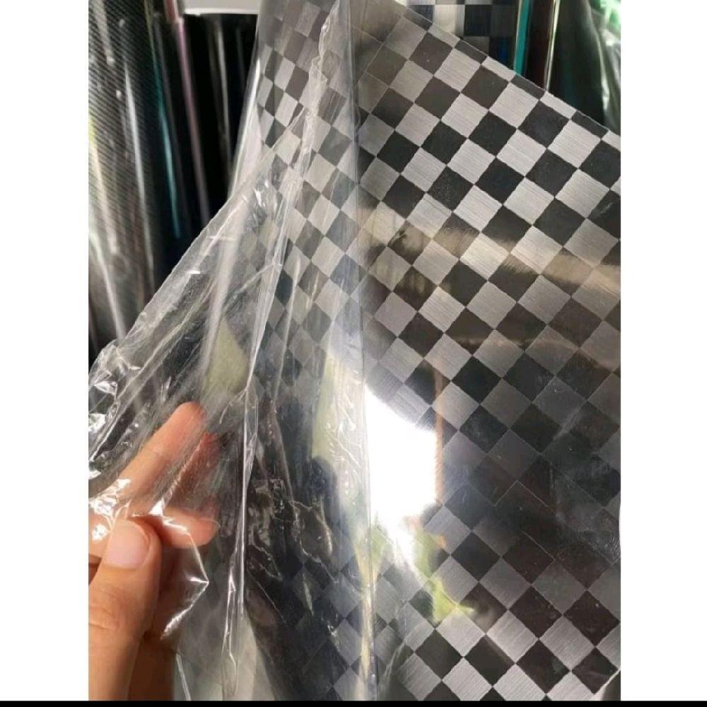 Skotlet Carbon kotak stiker skotlet carbon motif catur skotlet motor carbon kotak premium