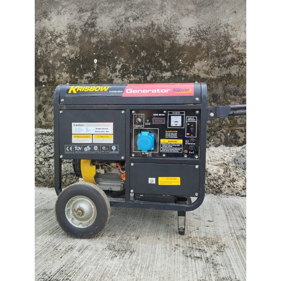 IRH JUAL GENSET KRISBOW 8000WATT KONDISI MULUS CIPEDAK JAKARTA SELATAN
