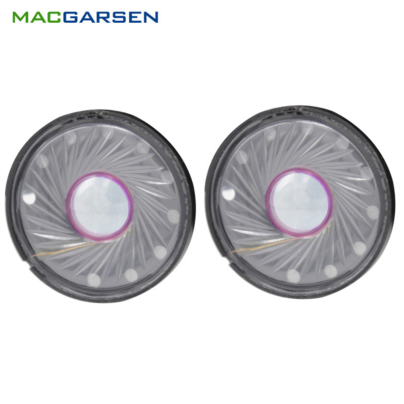 2pcs 40mm Stereo Headphone Speaker Kit 0.5W 32ohm Dynamic Moving coil Speaker Accessories Headset Hi