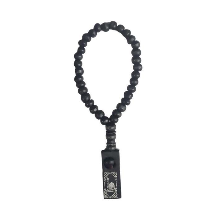 AliMaMa - TASBIH KAYU 33 BUTIR - Souvenir Suvenir Oleh Ole Haji Umroh Nikah Pernikahan Kemas Plastik