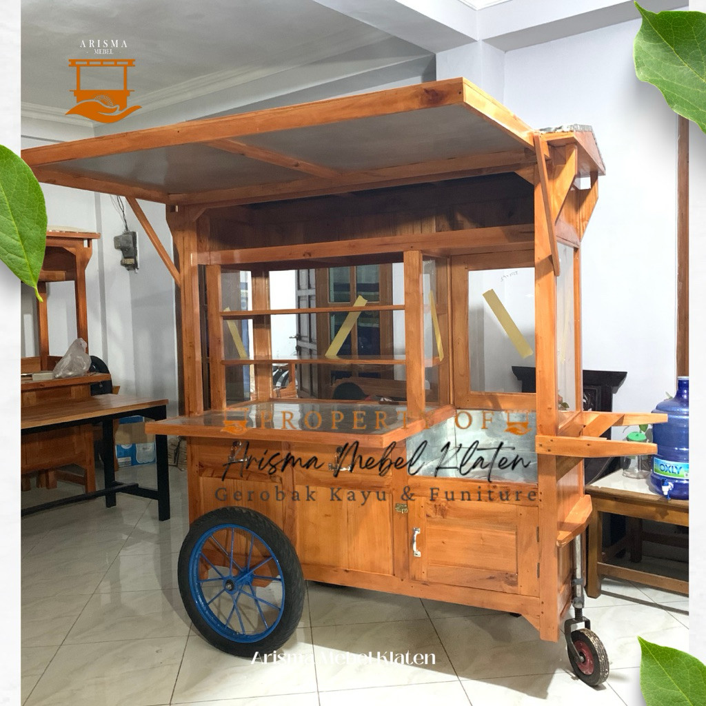Arisma Gerobak Jualan Multifungsi, Gerobak Gorengan, Gerobak Nasi Goreng, Gerobak Ayam Bakar