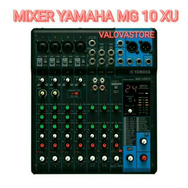 Mixer Yamaha MG10XU / MG 10XU / MG10 XU Mixer Audio YAMAHA MG 10 XU 10 CHANNEL