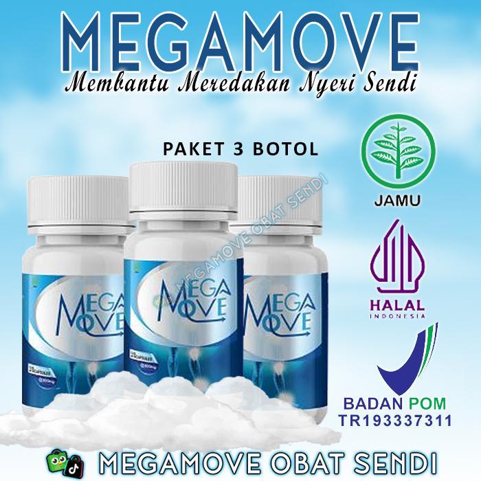 Megamove Paket 1BOTOL Megamove Obat Pereda Nyeri Sendi