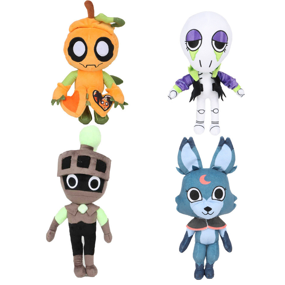 Cute Dandy’s World Gourdy Plush Toys Game Dandys Pumpkin Eclipse Ribecca Plushie Stuffed Doll Toy Gi