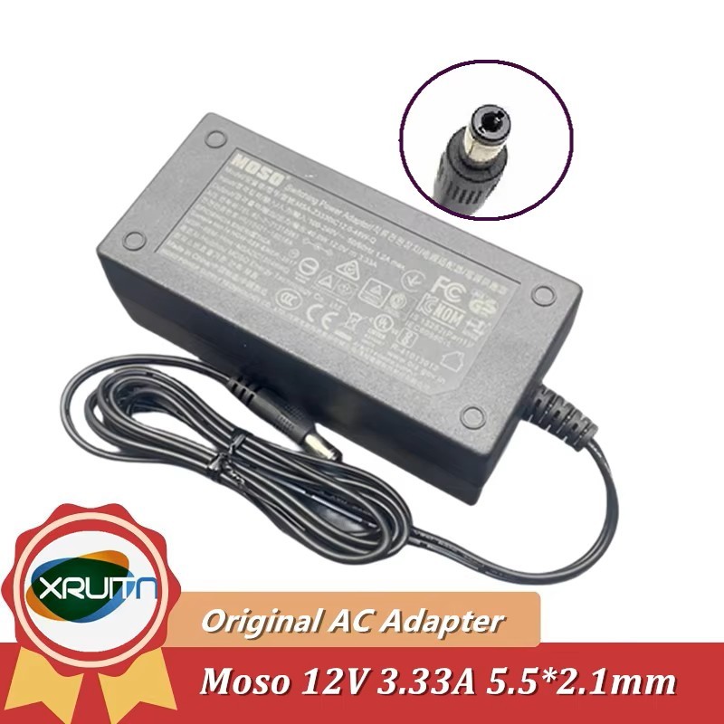 For Hikvision arger MOSO 12V 3.33A 40W MSA-Z3330IC12.0-48W-Q Switing Power Adapter MSAZIC12048WQ NOM