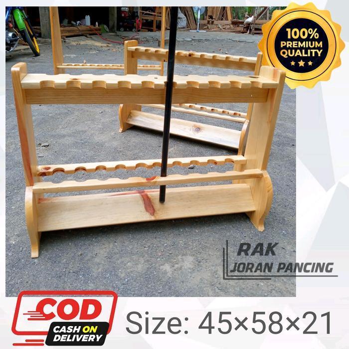 Rak joran Rod holder/rak joran pancing Kayu Penyimpanan joran pancing - -, -