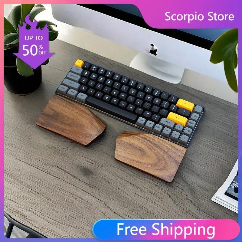 Split Waut Palm Rest for 65%-75% Alice Meanical Keyboards Hand Rest Custom Ergonomic Split Keyboard 