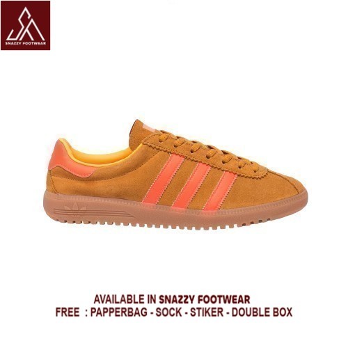 Sepatu Sneakers Adidas Bermuda Trainer Solar Orange 100% Original Unisex