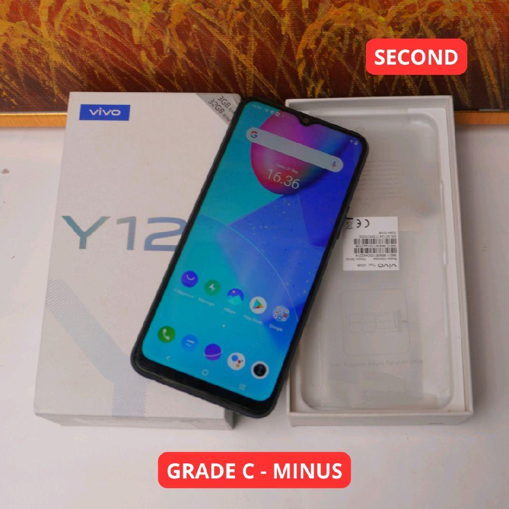 VIVO Y12S 2021 3/32 GB GRADE C - MINUS HP SECOND ORIGINAL SINAR MUTIARA CELL (12214)