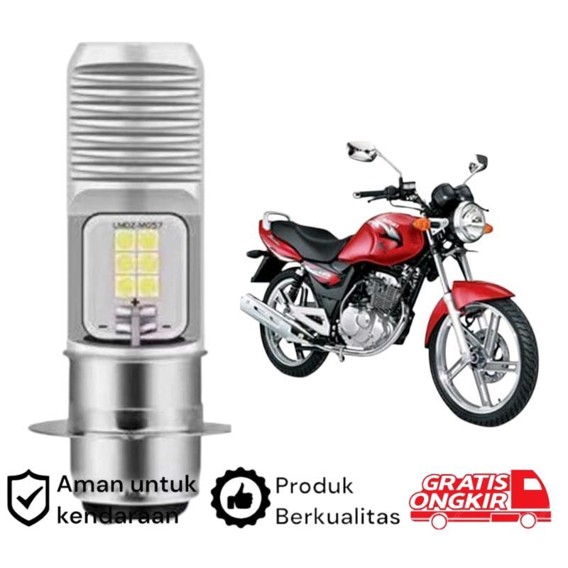 1pcs Lampu depan LED H6 12 Mata Putih terang motor Suzuki Thunder 125 Koko