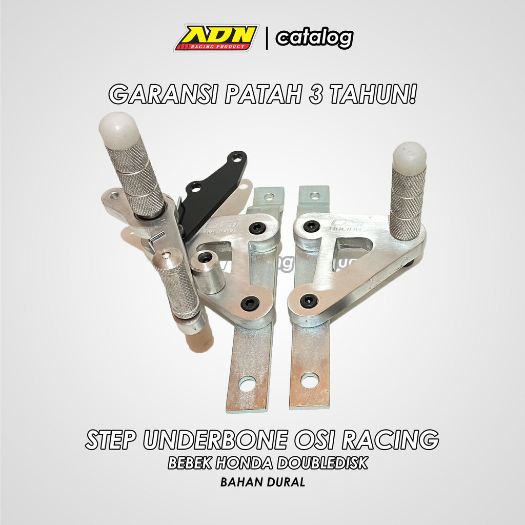 Step Underbone OSI Honda Sonic 150 Supra GTR Duralium Anti Patah Garansi 3 Tahun UB Dural