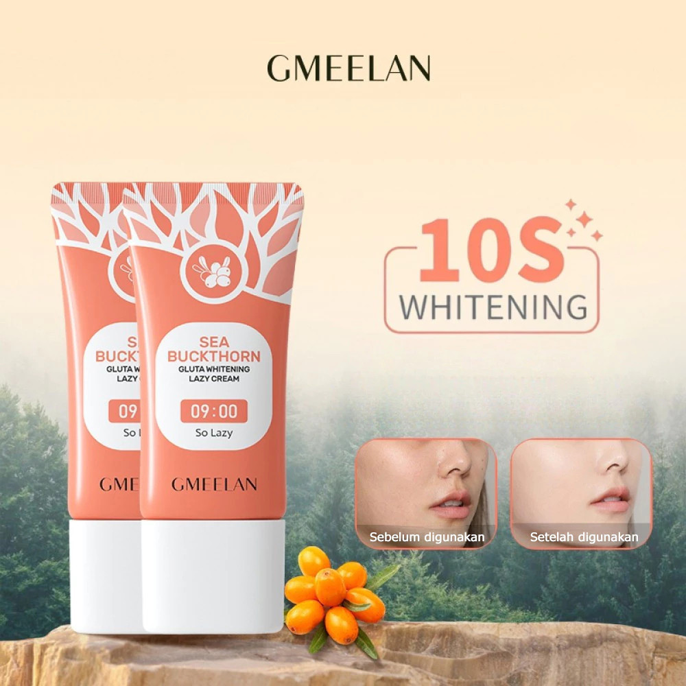 GMEELAN 2Pcs Set Gmeelan Lazy Cream Orange Day Cream Night Cream Pemutih Wajah 30g*2pcs / Gmeelan Gl