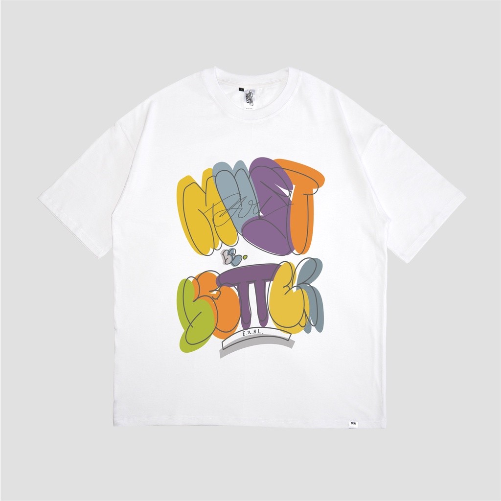 Exhale Tshirt Mustbe Oversized