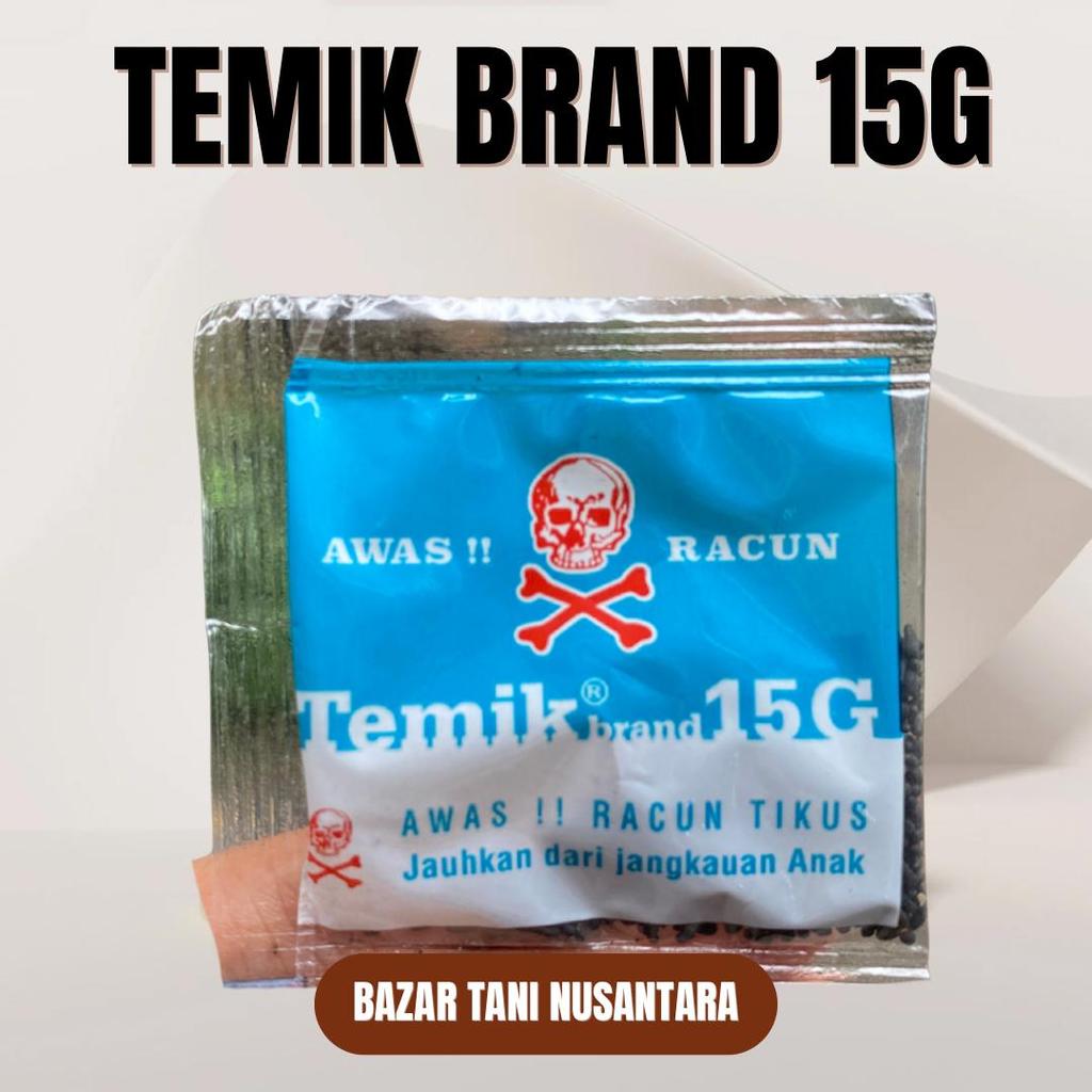 SUPER AMPUH AMPUH: Racun Tikus Wirog TEMIK 15G Langsung Mati temik sacet