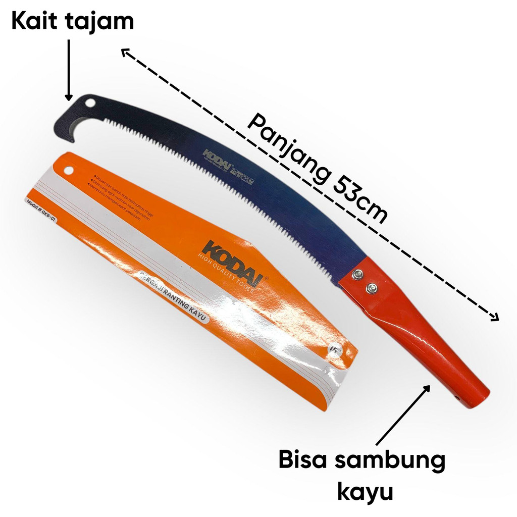 GERGAJI DAHAN KAYU MULTIFUNGSI MERK KODAI ORIGINAL
