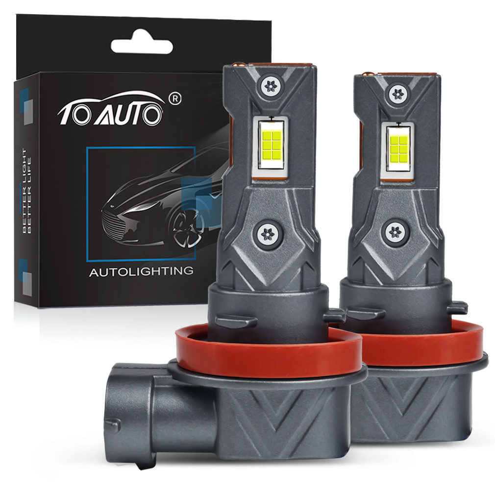 TOAUTO H7 Led Light H4 H11 H8 H3 Car Headlight Bulbs CSP 3570 Car Headlamp Auto Mini Canbus Led Bulb