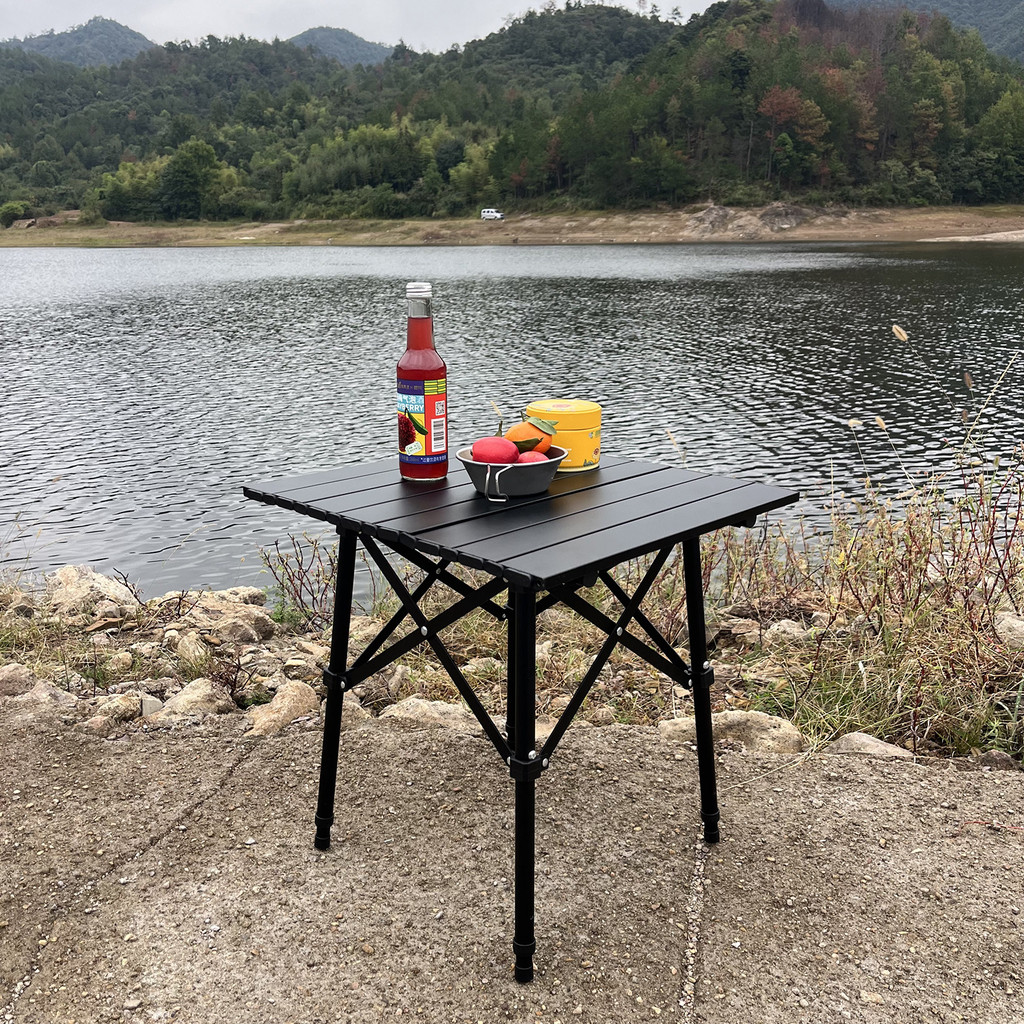 Meja Lipat Persegi Luar Ruangan Meja Piknik Meja Barbekyu Meja Kemping