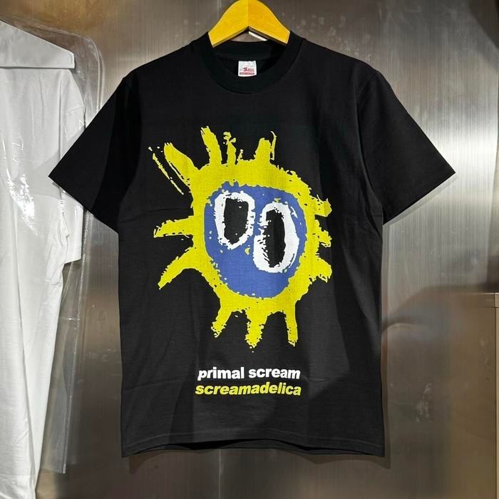 HOT PRIMAL SCREAM - SCREAMADELICA TSHIRT BLACK - M