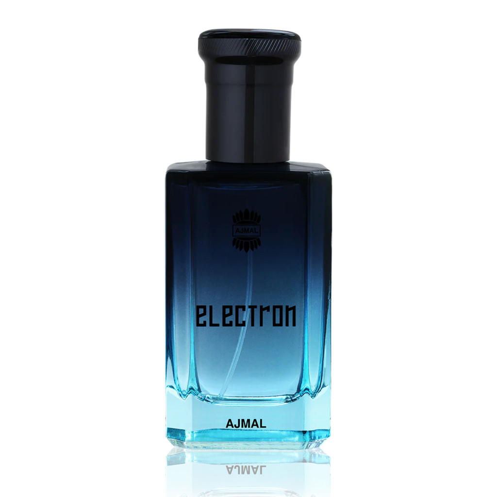 Ajmal Electron EDP 100ml – Citrus Fresh Lemon Apple Amber Vanilla Parfum Pria Tahan Lama Mirip Roja 