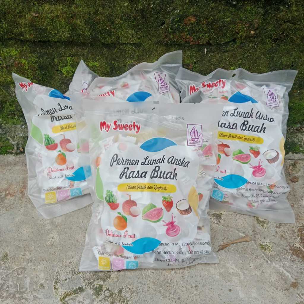 [ MARDATILA STORE ] PERMEN LUNAK STRAWBERRY / PERMEN LUNAK ANEKA RASA PERMEN LUNAK RASA BUAH BUAHAN 