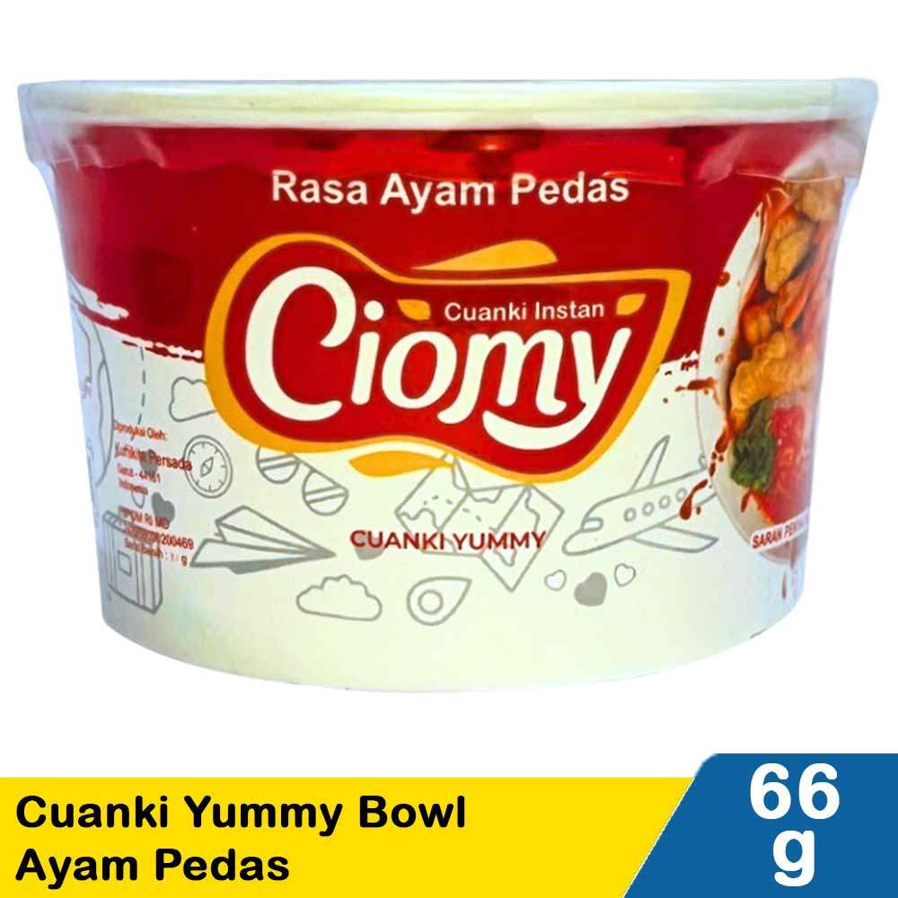 CIOMY CUANKI  YUMMY BOWL AYAM PEDAS 66g