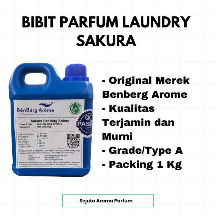 PROMO SAKURA (BIBIT PARFUM LAUNDRY) ORIGINAL BENBERG AROME TYPE A