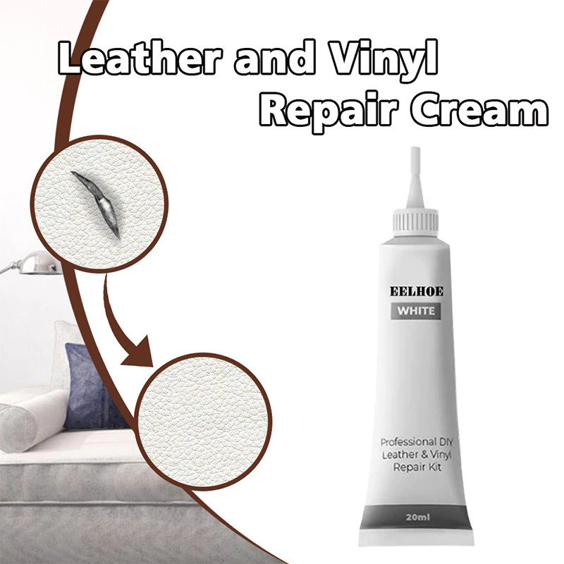 JM - EELHOE Krim Dempul Filler Reparasi Jok Kulit Mobil Repair Liquid 20ml - G-919
