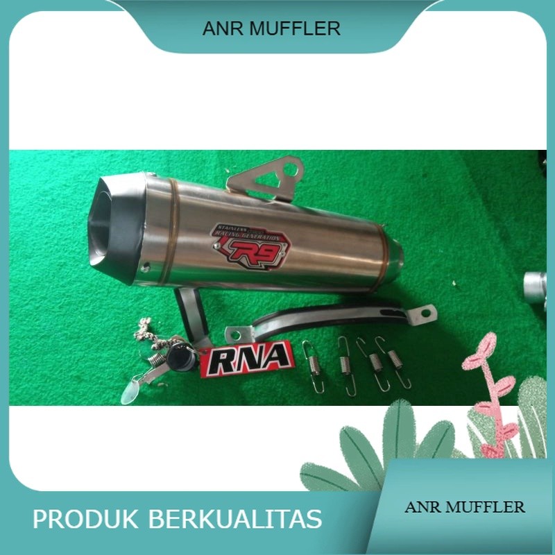 Knalpot r9 alpha vixion gsx r15 verza tiger mx king jupiter mx satria fu sonic byson megapro