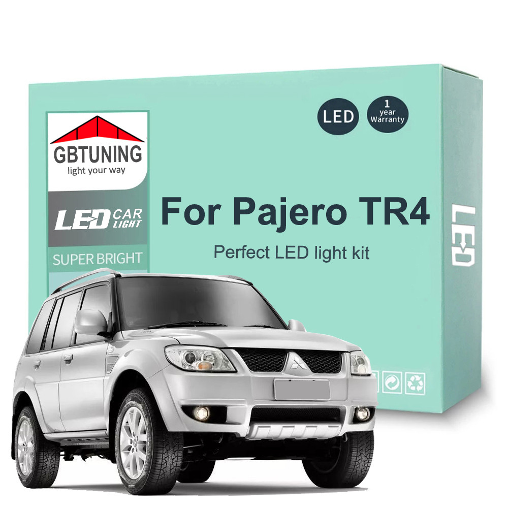 11Pcs Canbus LED Interior Light Bulb Kit For Mitsubishi Pajero TR4 2002-2010 2011 2012 2013 2014 Car